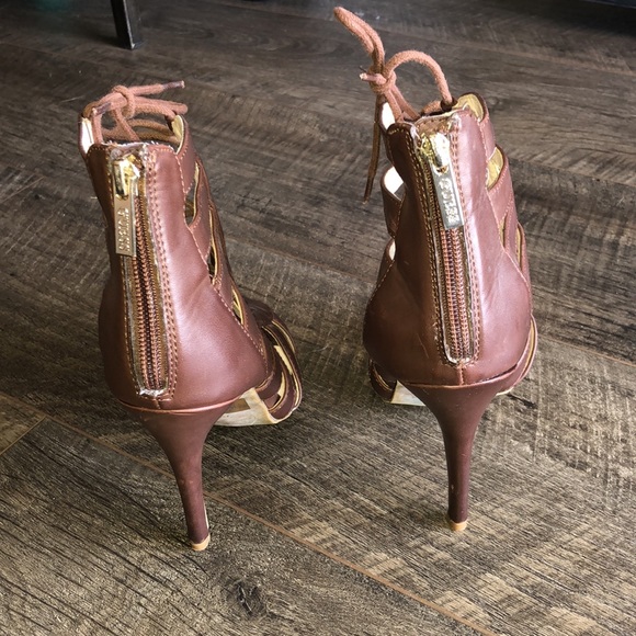 Guess Lace Up Bootie Sandals - Picture 2 of 3